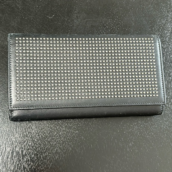 YSL Authentic Saint Laurent Studded Long Wallet - Picture 2 of 16